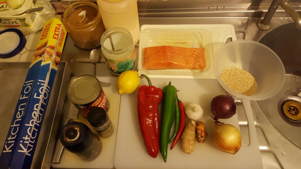 Spiced Up Salmon Ingredients!